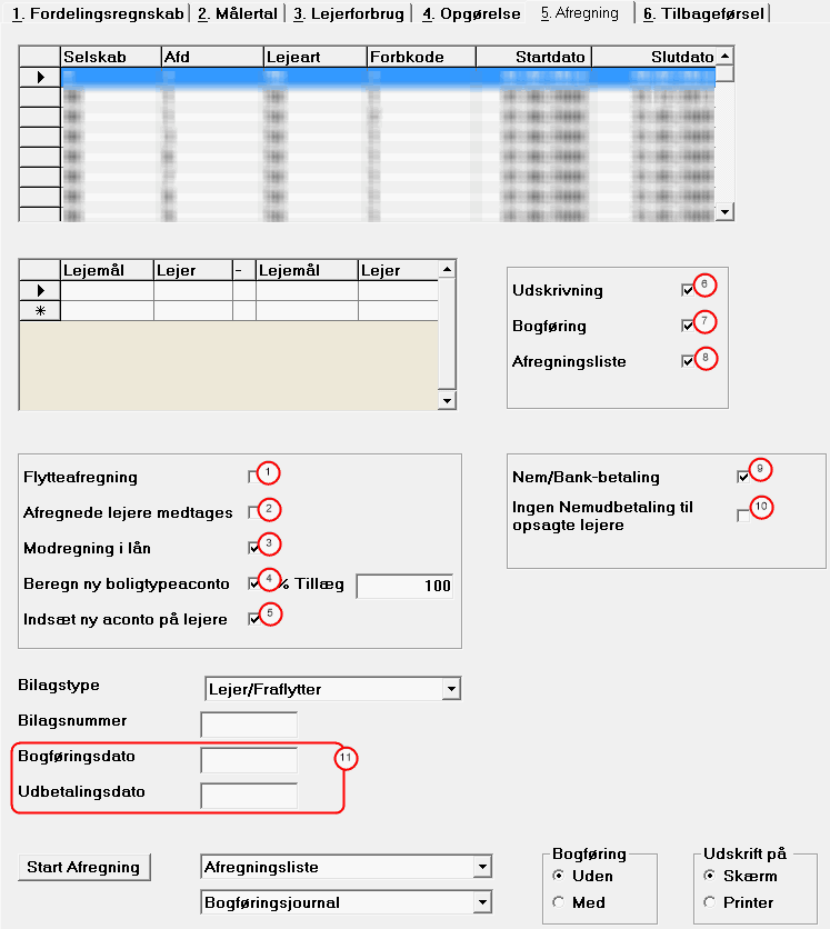 forbrugsafregning