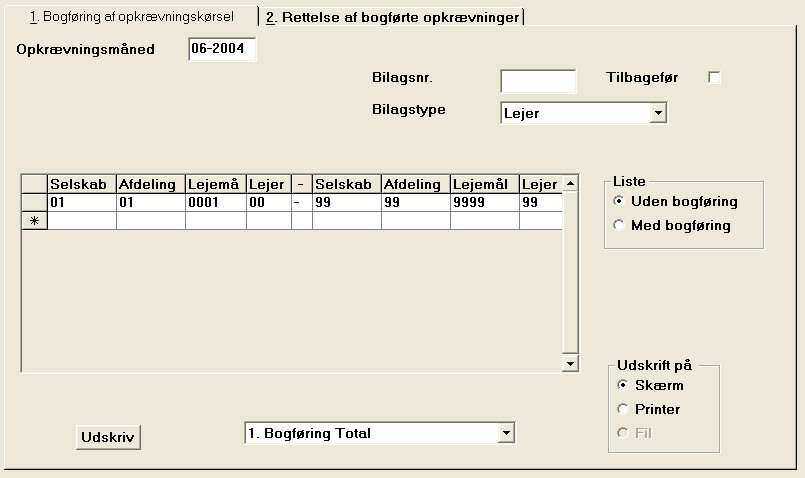 Bogfør_opkrævning