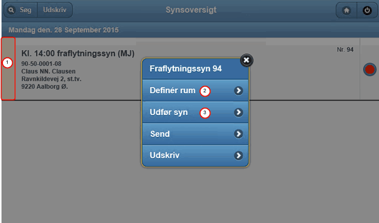 syn ikke startet