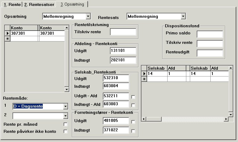 Rentemellemregning